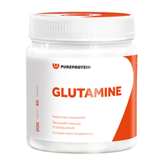 L-Glutamine PureProtein, 200 г, апельсин