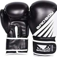 Боксерские перчатки Bad Boy Training Series Impact Boxing Gloves - Black/White 10 унций