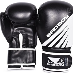 Боксерские перчатки Bad Boy Training Series Impact Boxing Gloves - Black/White 12 унций