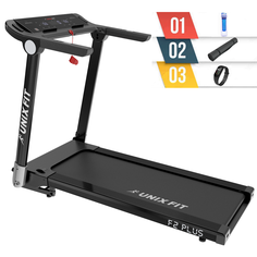 Беговая дорожка UNIXFIT Hi-tech F2 PLUS Dark Storm + набор для фитнеса