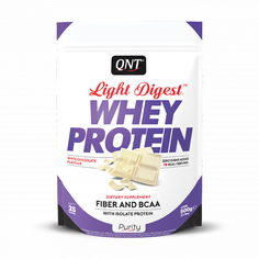 QNT Whey Protein Light Digest, 500 г, вкус: белый шоколад