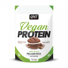 QNT Vegan Protein, 500 г, вкус: шоколадный маффин