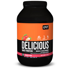 QNT Delicious Whey Protein, 908 г, вкус: клубника