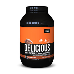 QNT Delicious Whey Protein, 908 г, вкус: бельгийский шоколад