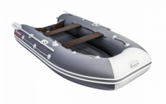 Надувная лодка Таймень lx 3200 НДНД, графит-светло-серый No Brand