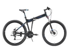 Велосипед STARK Cobra 26.2 HD-20"-23г. (чёрный-синий-черный)