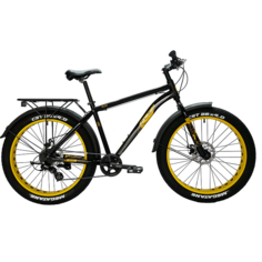 Велосипед Tech Team Flex 26"х19", жёлтый (2023)