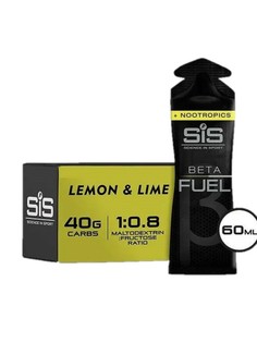 SiS SiS, Beta Fuel + Nootropics Gel, упаковка 30х60мл (Лимон-лайм)