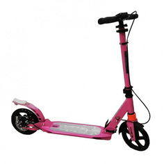 Городской самокат URBAN Scooter Disk Brake JC-663 (колёса 200мм) розовый No Brand