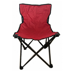Кресло туристическое складное красное 45 x 45 x 70 см No Brand