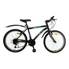 Велосипед Life 24" черно-голубой