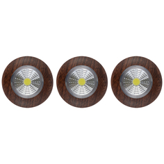 Фонарь-подсветка REV Pushlight 3Pack светодиодный коричневый 3 шт