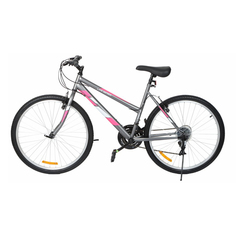 Велосипед спортивный Life 26" серо-розовый