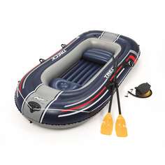 Надувная лодка BestWay Hydro-Force Raft Set 255x127 см с вёслами и насосом 61068 BW 006359