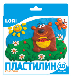 Пластилин Классика 10 Цв Луч Lori