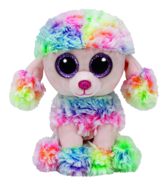 Мягкая игрушка TY Beanie Boos Щенок Пудель RAINBOW, 15 см