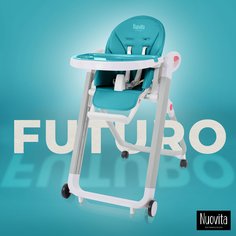 Стульчик для кормления Nuovita Futuro Bianco (Turchese/Бирюзовый)