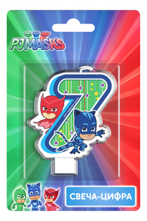 Свеча-цифра PJ Masks № 7 33040 Intertoy