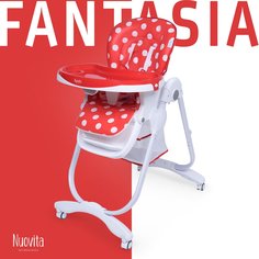Стульчик для кормления Nuovita Fantasia (Punto rosso/Клубника со сливками)