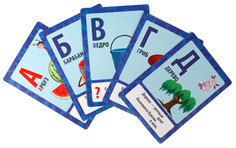 Семейная настольная игра Умка Карточки обучающие Буквы и цифры Лунтик 36 карточек