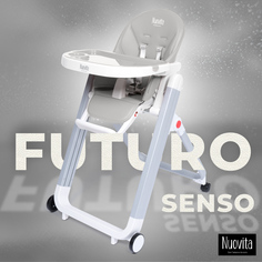 Стульчик для кормления Nuovita Futuro Senso Bianco (Grigio/Серый)