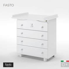 Детский пеленальный комод Nuovita Fasto (Bianco/Белый)