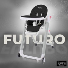 Стульчик для кормления Nuovita Futuro Bianco (Nero/Черный)