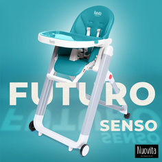 Стульчик для кормления Nuovita Futuro Senso Bianco (Turchese/Бирюзовый)