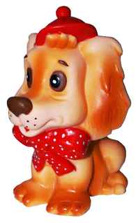 Резиновая игрушка "Собачка Каштанка", 15 см ЗАО ПКФ "Игрушки"