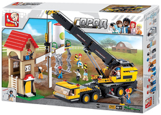 Конструктор "Город" - Кран-грузовик, 767 деталей Sluban