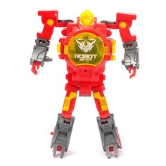 Робот-трансформер Часы, трансформируется в часы, работает от батареек Dade Toys 2597673