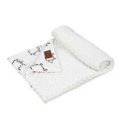 Плед AmaroBaby Растем вместе. Овечки 95x85