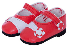 Обувь для кукол Paola Reina Туфли красные с цветочком