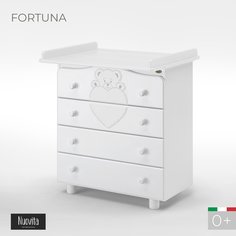 Детский пеленальный комод Nuovita Fortuna (Bianco/Белый)