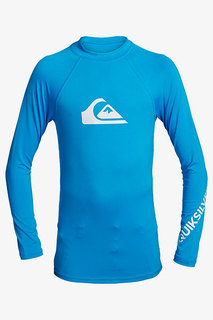 Футболка детская QUIKSILVER Alltimlsyth B Sfsh Bmm0 Blithe цв.темно-голубой р.164