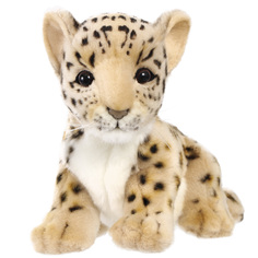Реалистичная мягкая игрушка Hansa Creation Котёнок африканского леопарда, 18 см