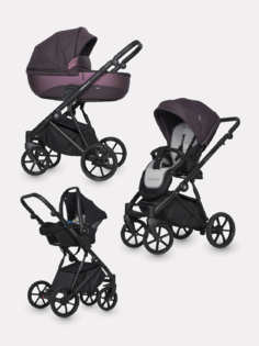Детская коляска NANO PRO 3 в 1 Riko 05 Plum сливовый