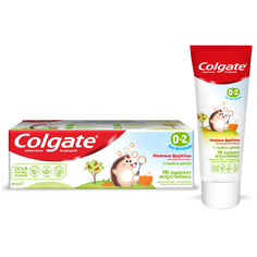Детская зубная паста Colgate Нежные фрукты без фторида, 40 мл