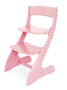 Детский растущий стул Друг Кузя, розовый