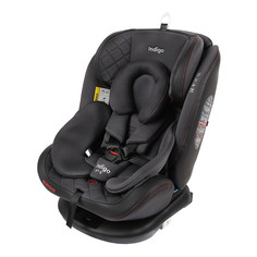 Автокресло Indigo AERO ISOFIX растущее поворотное, 0-36 кг, черный, красный