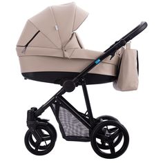 Коляска Aroteam SANTINO Prima 2в1 цв. 02 св.бежевая кожа