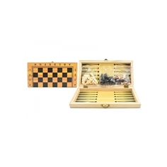 Игра настольная Шашки-шахматы-нарды ZY1175793 No Brand