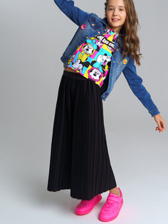 Брюки-кюлоты для девочки PlayToday 12121158 цв. черный р. 128