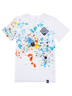 Футболка PlayToday 12211822 цв. белый, разноцветный р. 128