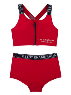 Купальник раздельный детский PlayToday 12221860 цв. красный р.128