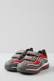 Кроссовки Geox J0244C014BUC0047 цв.серый/красный р.31