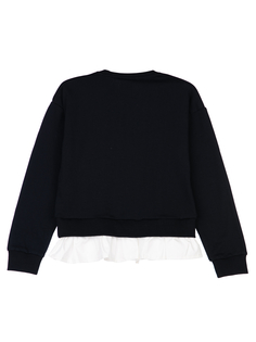 Свитшот детский PlayToday 22227030 цв. тёмно-синий; белый р. 158