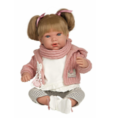 Кукла Arias ELEGANCE IRIA мягкая, с виниловыми конечностями, 45 см, плачет, Т22066