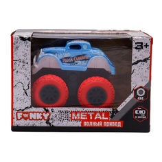 Машинка инерционная Funky Toys die-cast, на полном приводе с красными колесами, 14,5 см