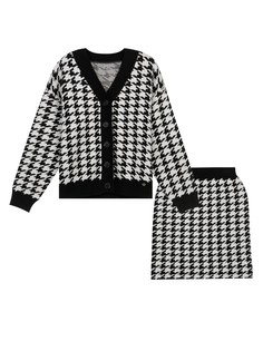 Кардиган детский PlayToday 32221405, черный, белый, р. 152